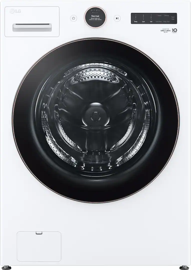 LG WM6500HWA 5.0 cu. ft. High-Efficiency Stackable Smart Front Load Washer with Steam and TurboWash 360 (2023)